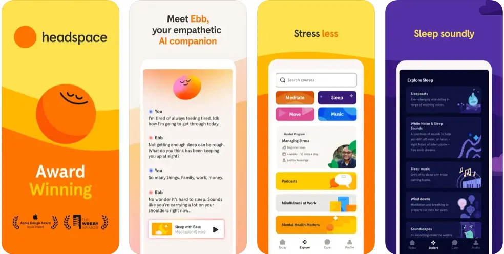 Headspace Fitness App